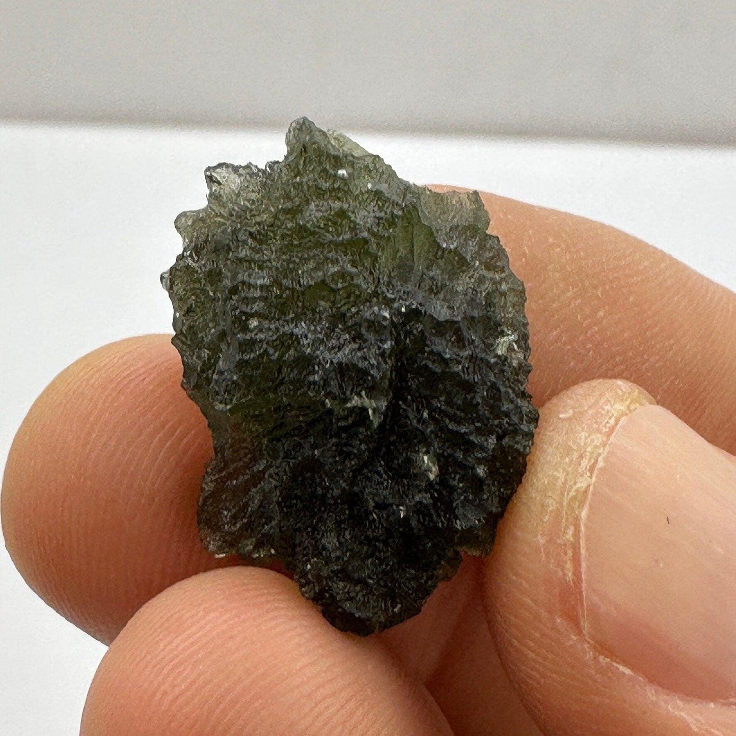 Authentic Moldavite Specimen, Czech Tektite, 4.70 grams