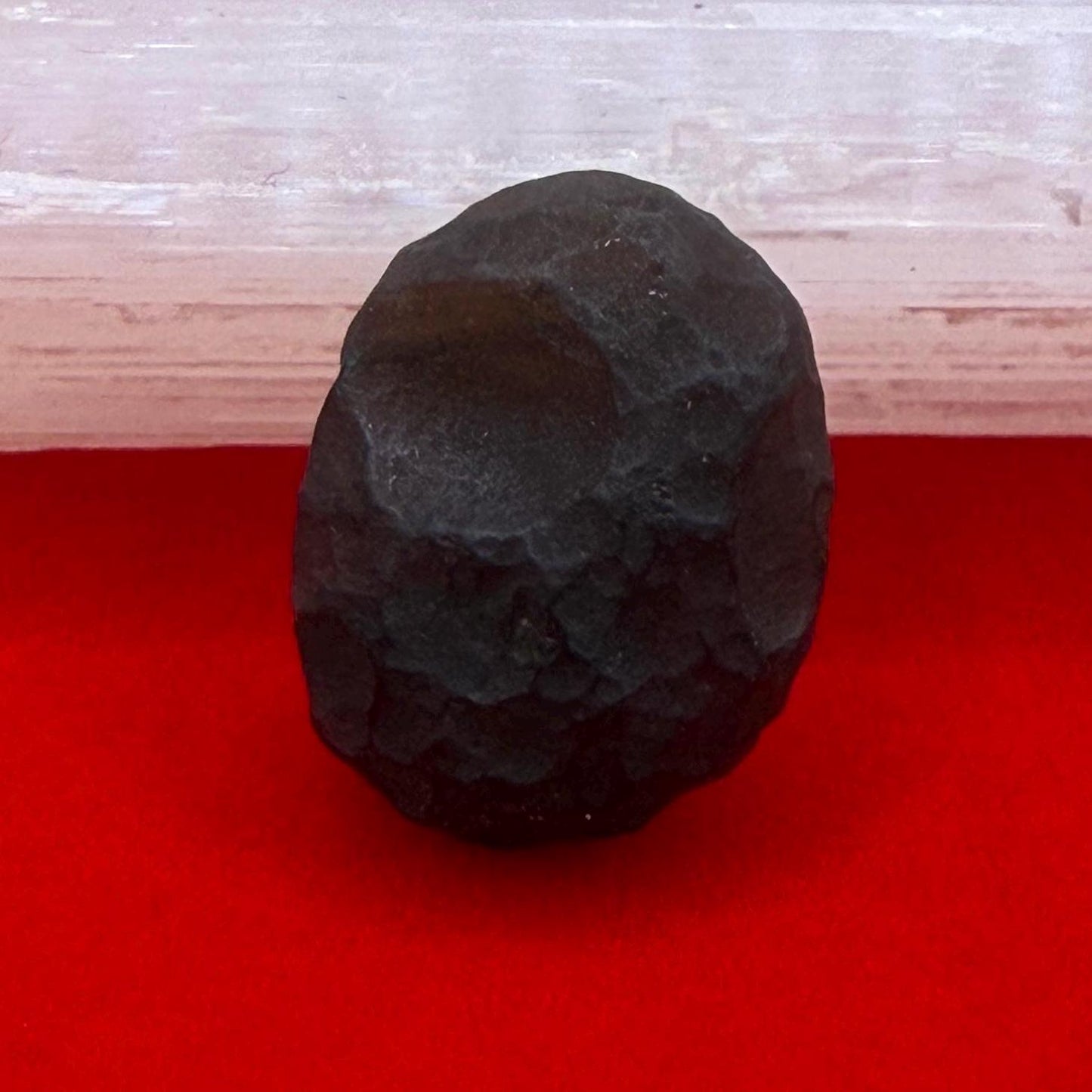Rare Saffordite Stone: Arizona Cintamani Pseudo-Tektite, Translucent, 1.10 grams