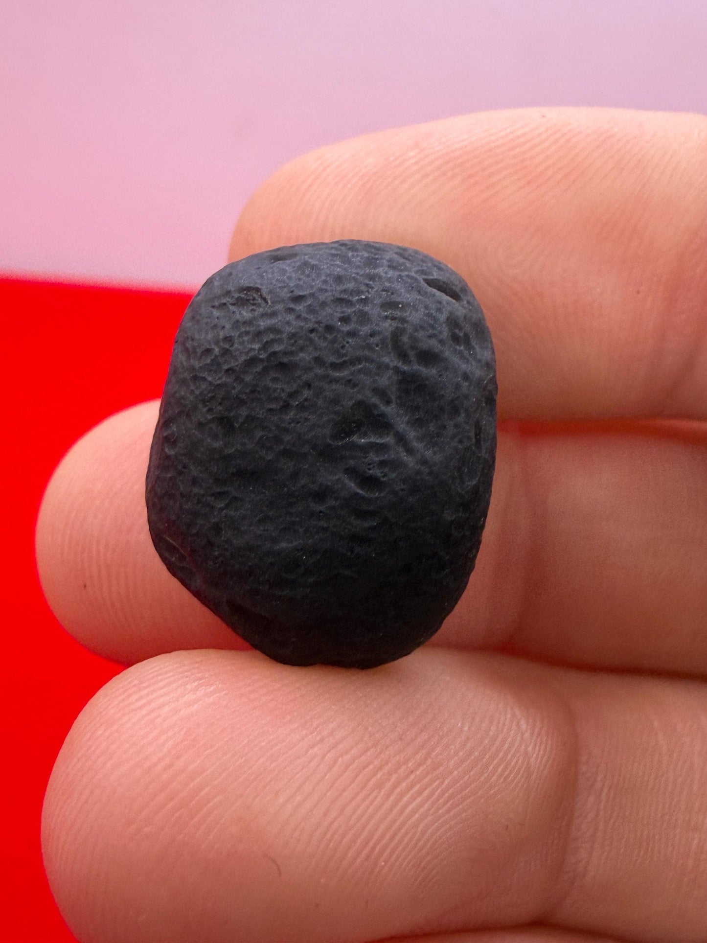 Saffordite Stone, Rare Cintamani, Elongated, Arizona, Pseudo Tektite, 5.84 Grams
