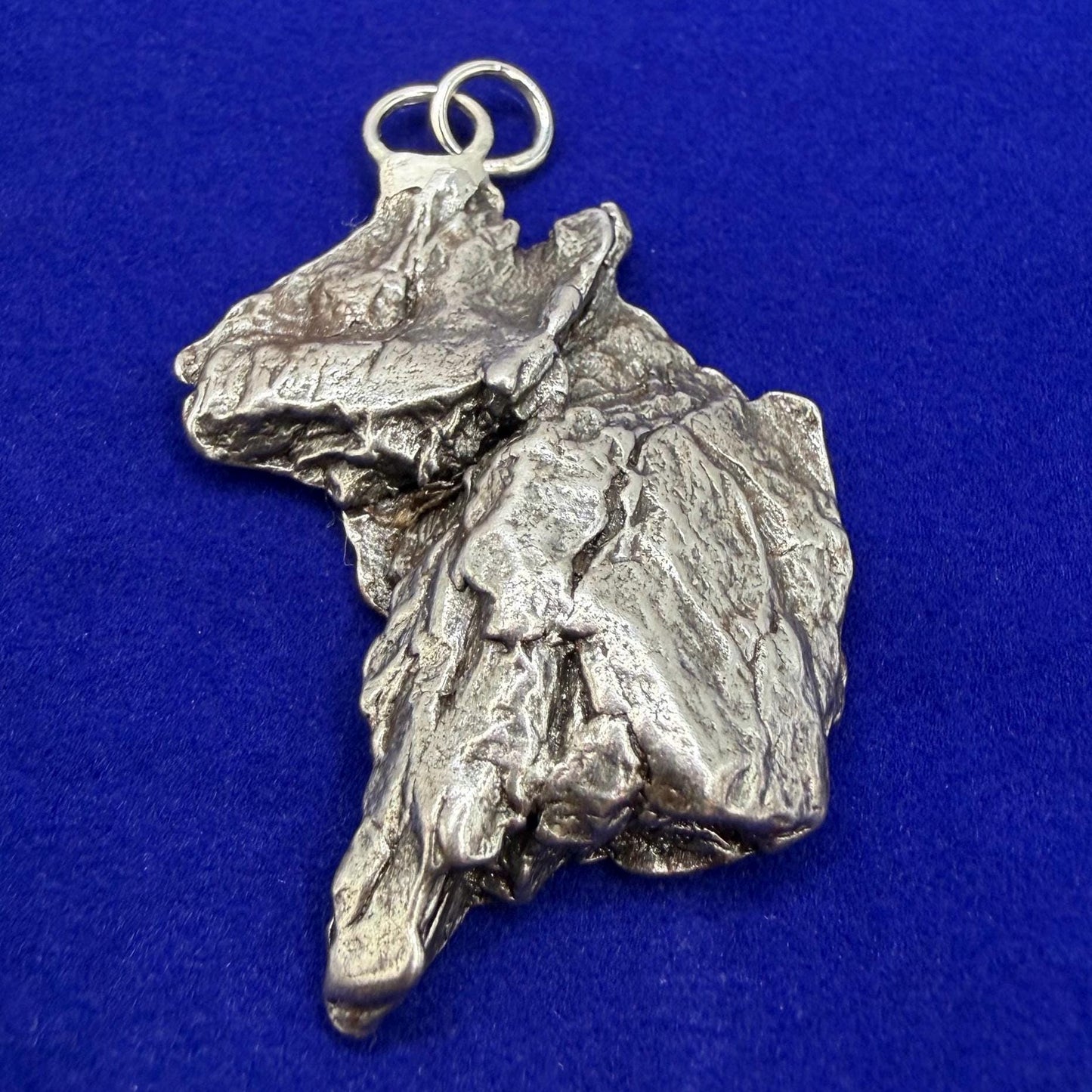 Campo del Cielo Meteorite Pendant: Authentic Iron Meteorite Jewelry, 22.94g