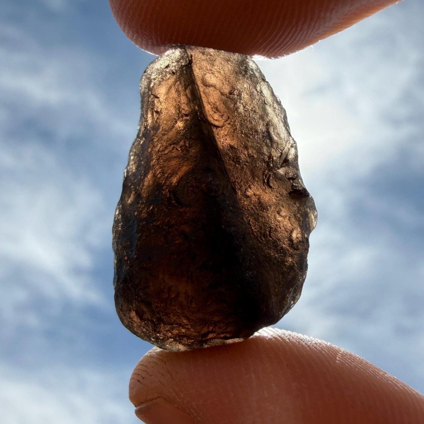 Saffordite Stone: Rare Cintamani, Arizona Pseudo-Tektite -7.16 Grams