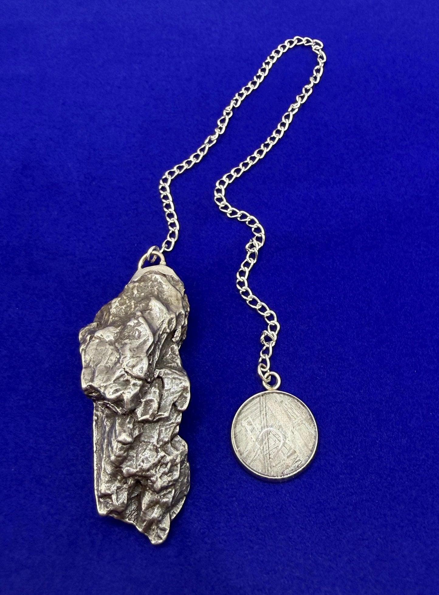 Campo del Cielo Meteorite Pendulum, Rare Cosmic Divination Tool, Crystal Healing Gift, 59.04g