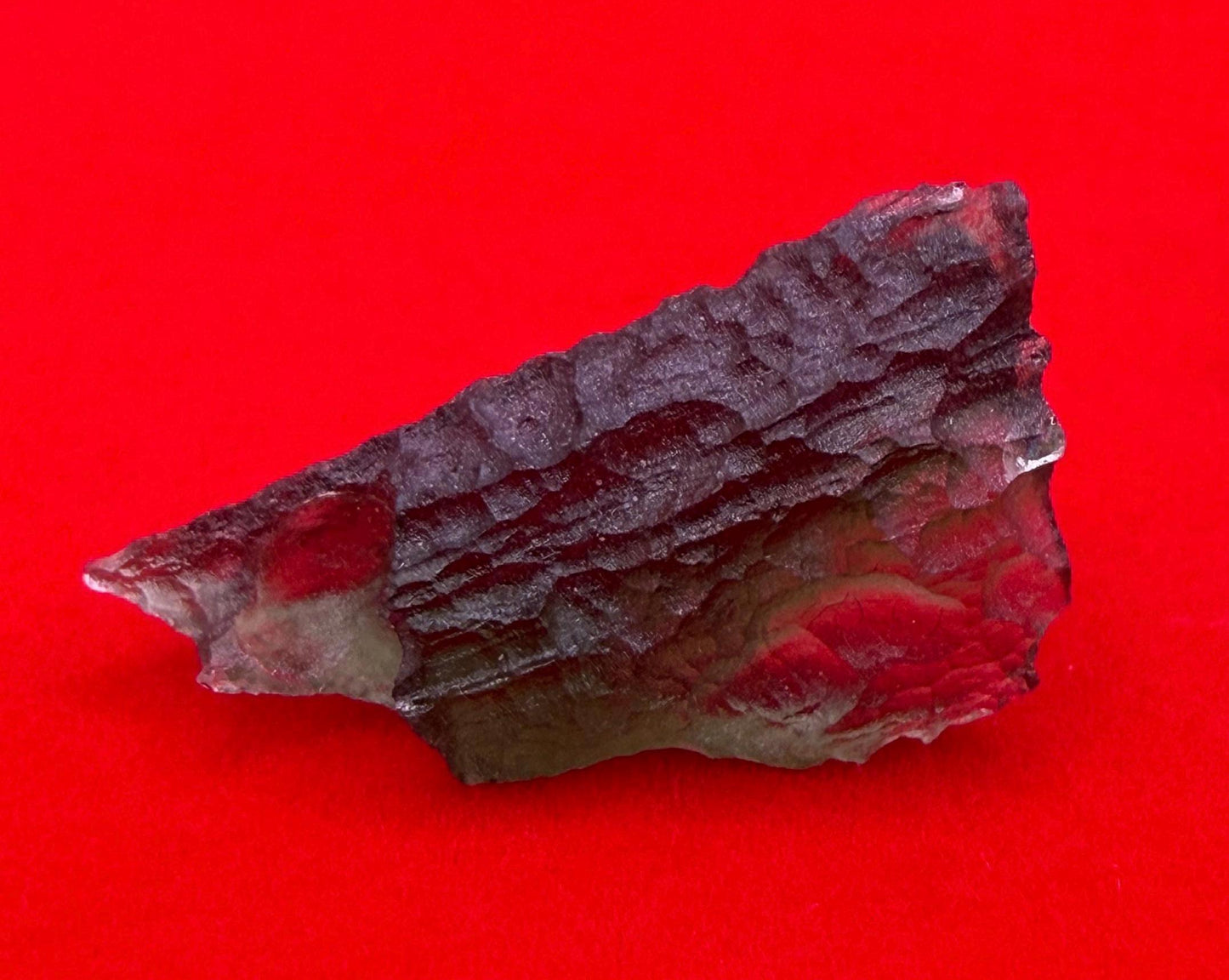 Authentic Moldavite Tektite Specimen: 2.17 grams, Reiki Talisman