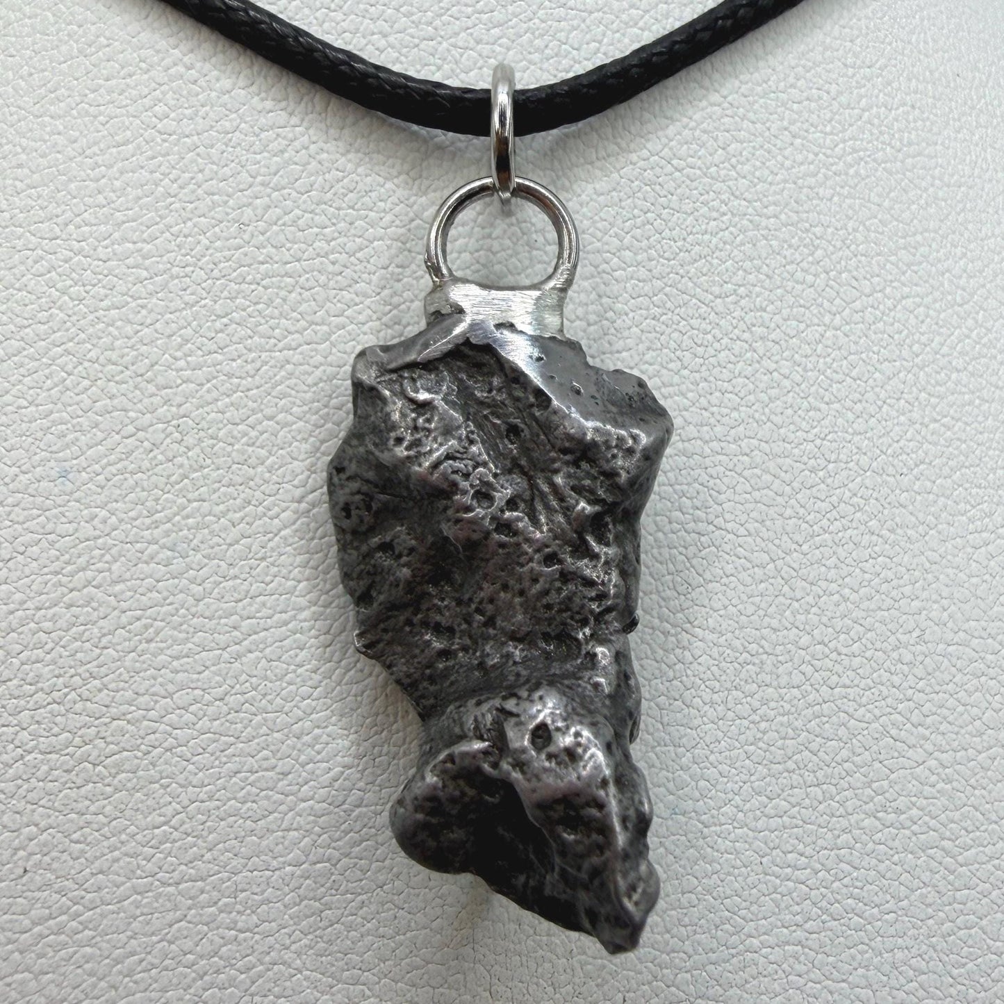 Sikhote-Alin Iron Meteorite Pendant: Astronomy Space Gift, 8.93g