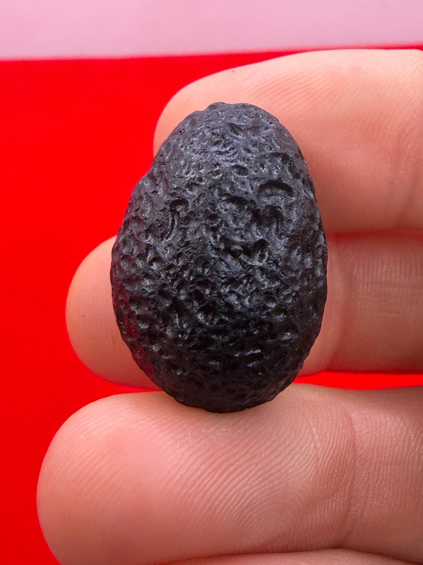 Colombianite Specimen: Translucent Pseudo-Tektite, Shamanic Healing Stone, 9.57 grams
