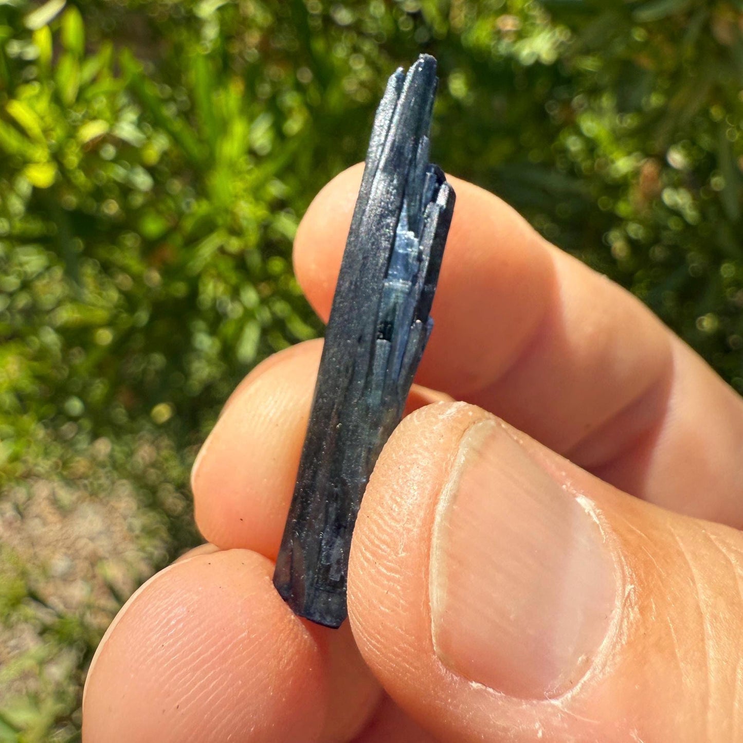 Rare Brazilian Vivianite Crystal: Deep Green Reiki Gemstone, 0.93g/4.65ct