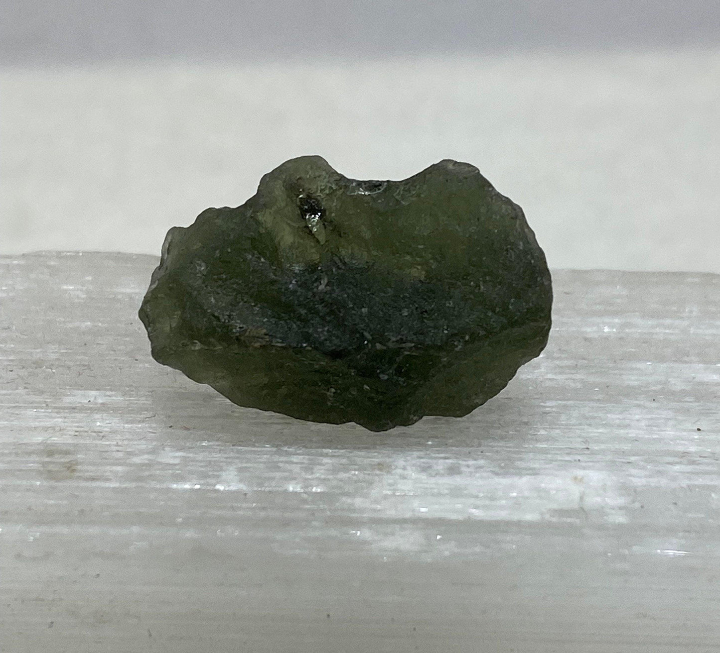 Triangular Moldavite Tektite Specimen, 3.23 grams