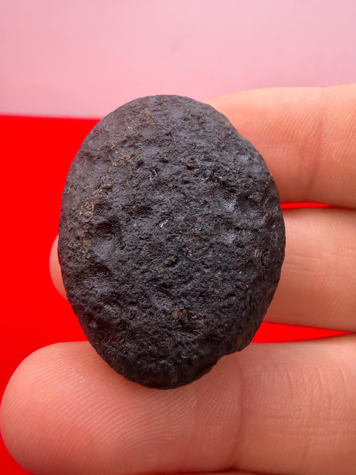 Saffordite Stone: Rare Cintamani, Arizona Pseudo-Tektite -18.69 Grams