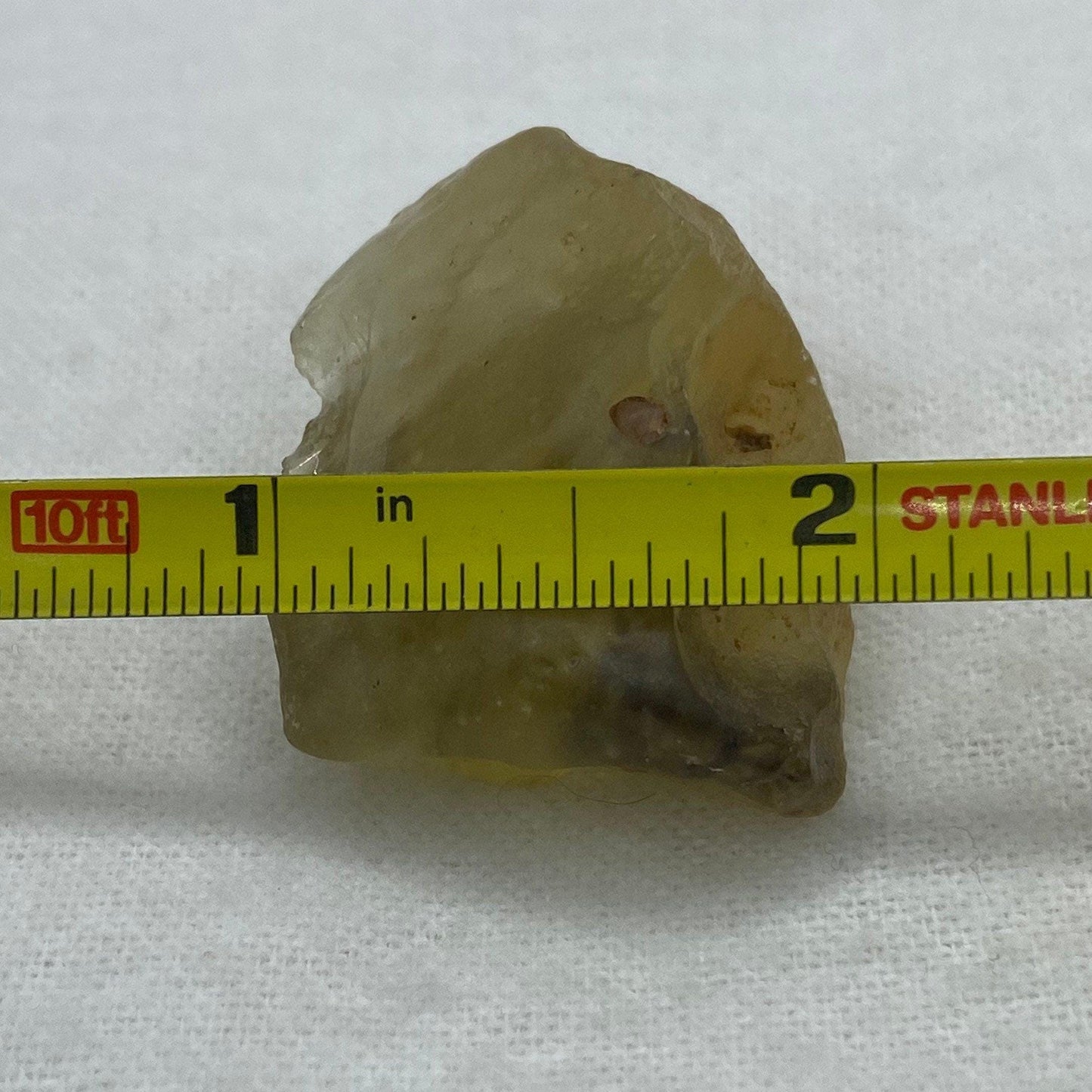 Libyan Desert Glass Tektite: Golden Crystal Talisman, 19.45 grams
