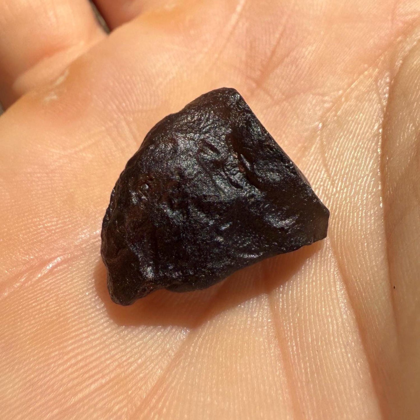 Saffordite Cintamani Stone Specimen: Rare Arizona Pseudo-Tektite, 4.27 grams