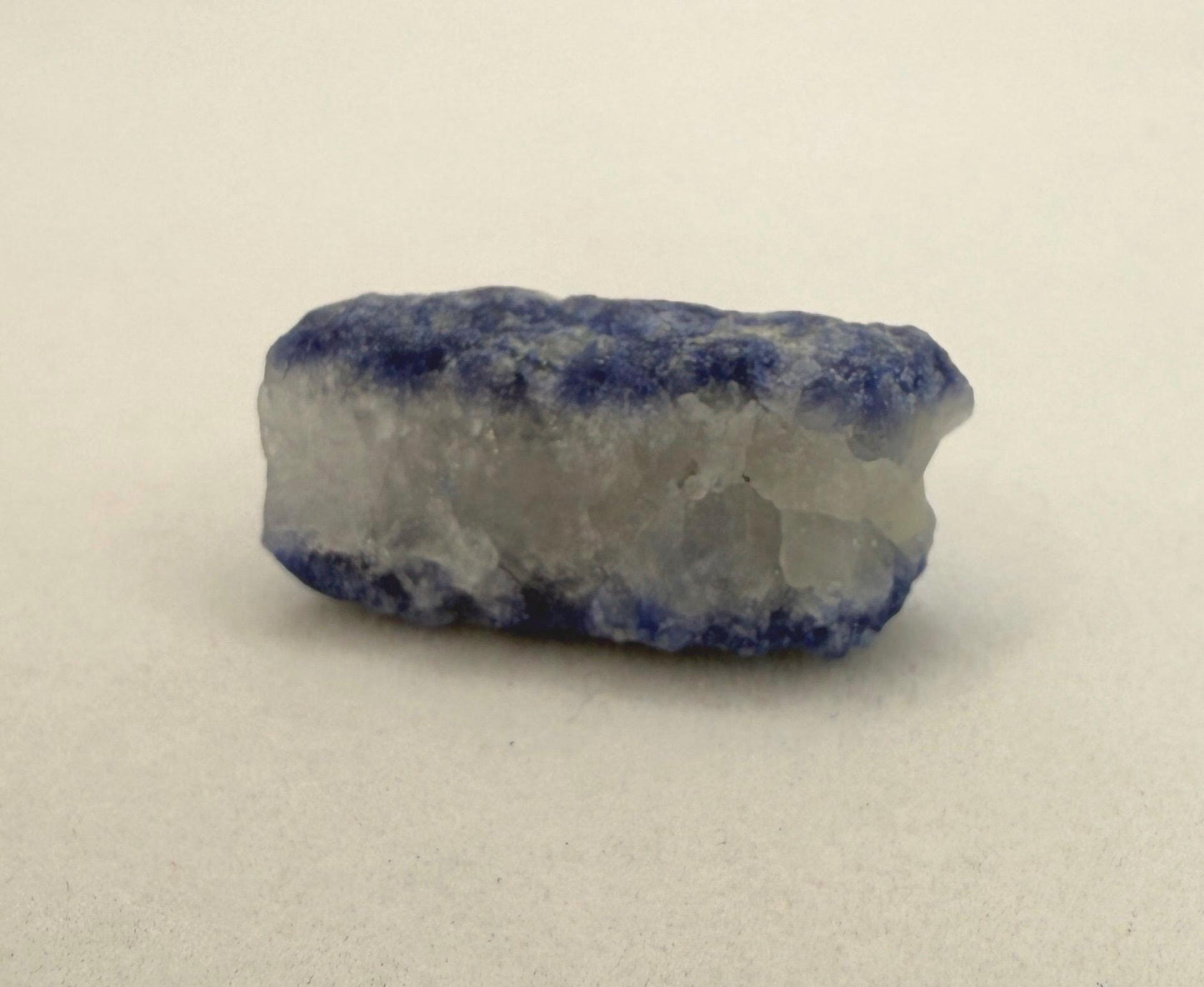 Raw Dumortierite Crystal, Vibrant Blue Mineral Specimen, Bahia Brazil