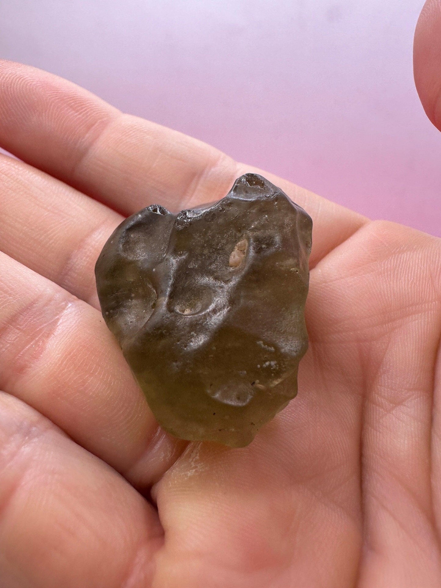 Rare Green Libyan Desert Glass Tektite: Manifestation Talisman, 18.73 grams