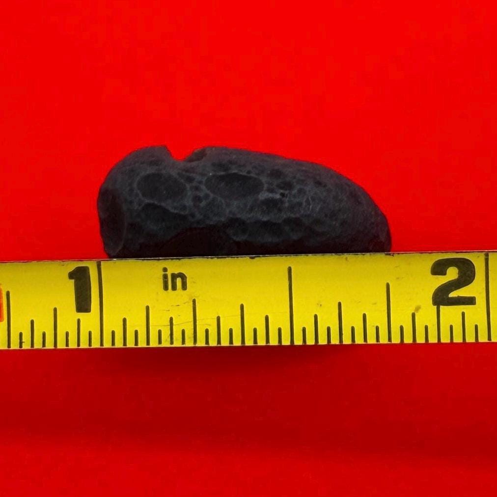 Saffordite Stone: Rare Cintamani, Arizona Tektite - 4.84 Grams