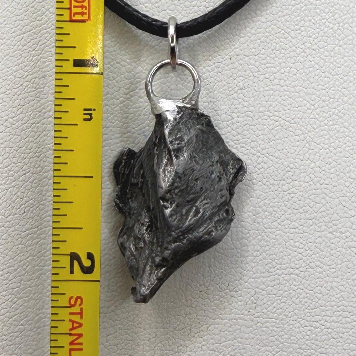 Sikhote-Alin Iron Meteorite Pendant: Astronomy Space Gift, 7.47g