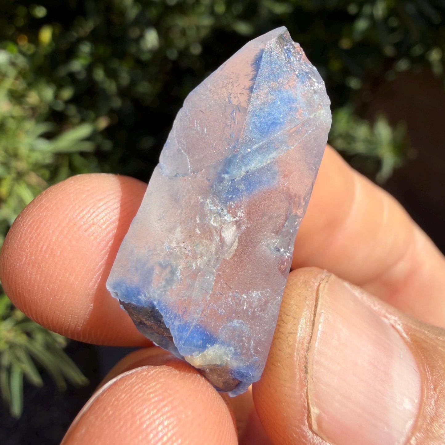Rare Blue Dumortierite Crystal: Brazilian Gemstone for Reiki and Meditation, 8.40g/42ct