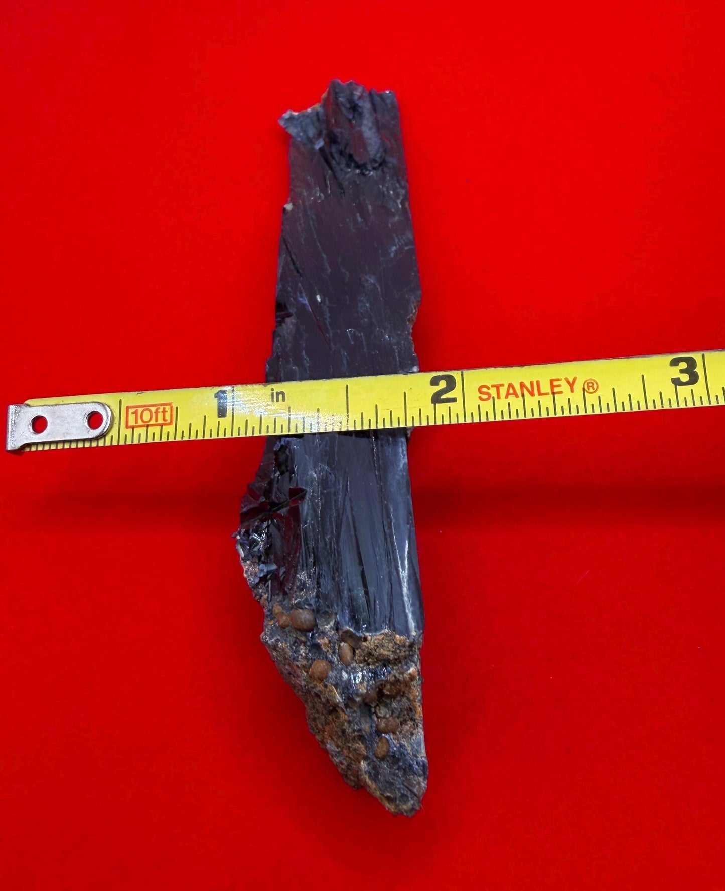 Rare Brazilian Vivianite Crystal: Reiki Energy Stone, Collector's Gem, 39.41g/197.05ct
