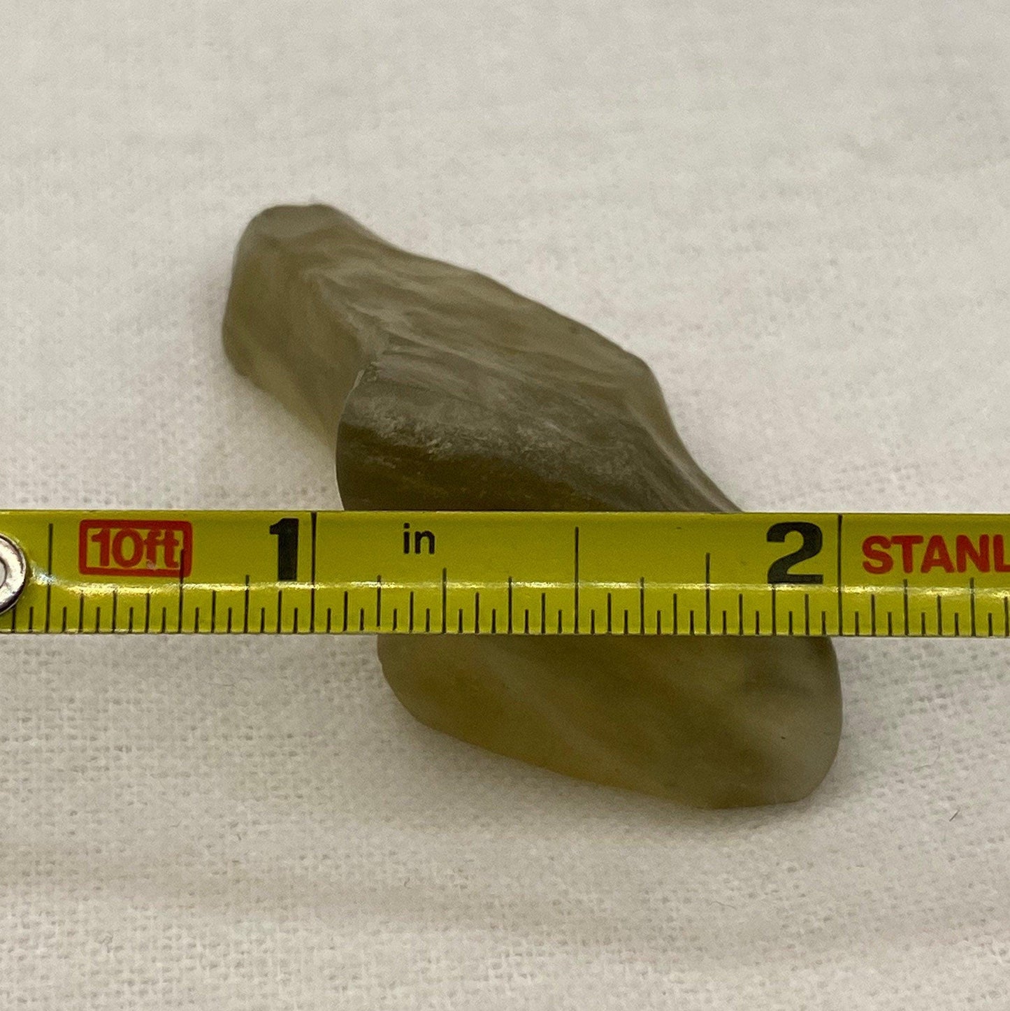 Libyan Desert Glass Tektite: Greenish Gold Specimen, 14.00 grams