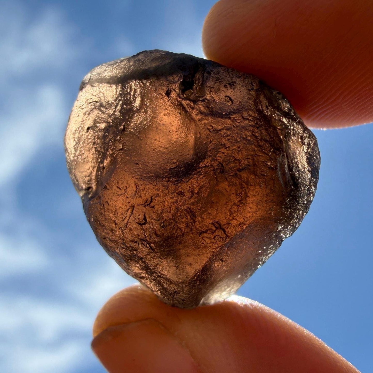 Saffordite Stone, Rare Cintamani, Arizona Tektite, 9.48 Grams