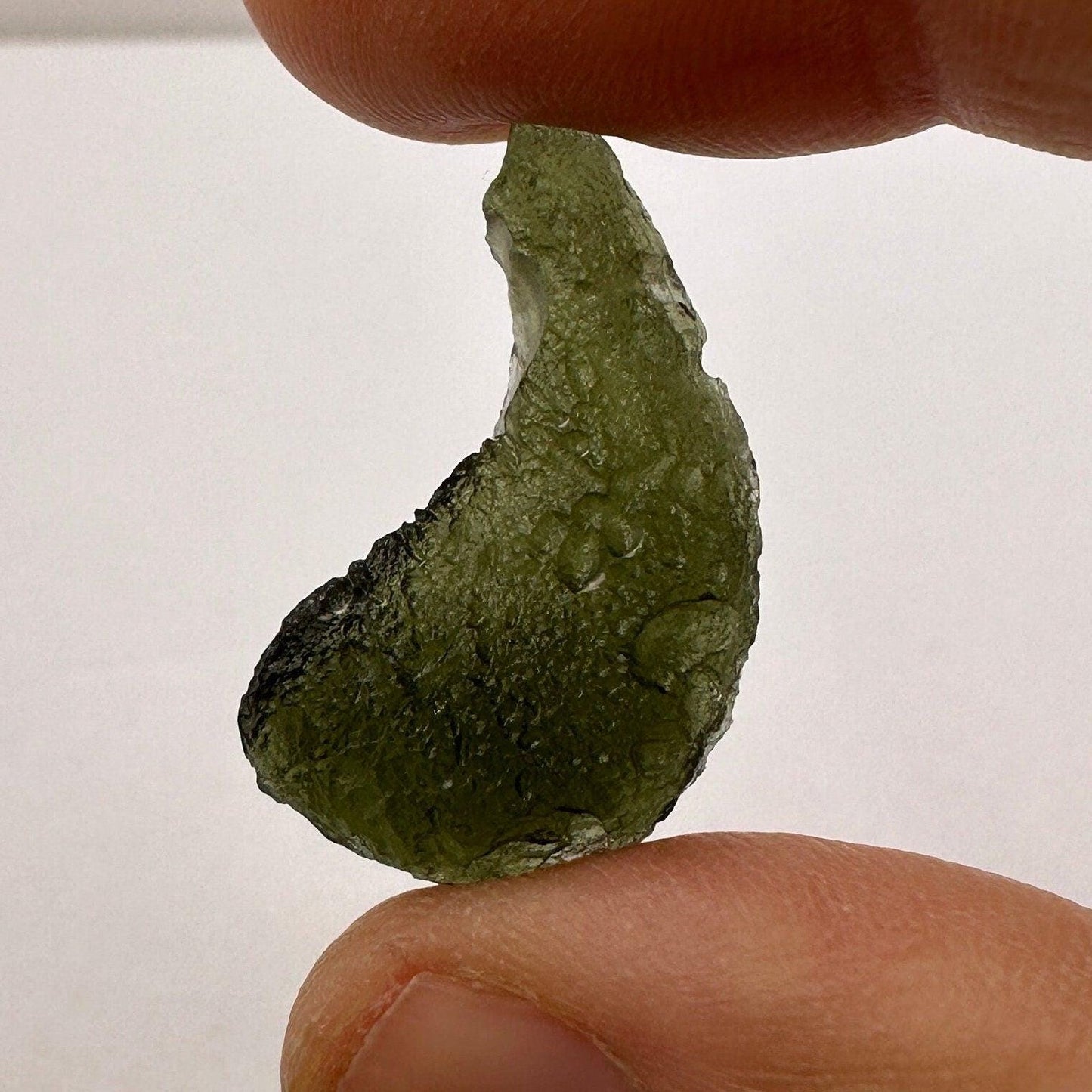 Authentic Moldavite Crystal Specimen, Czech Tektite (3.05 grams|15.25 carats)