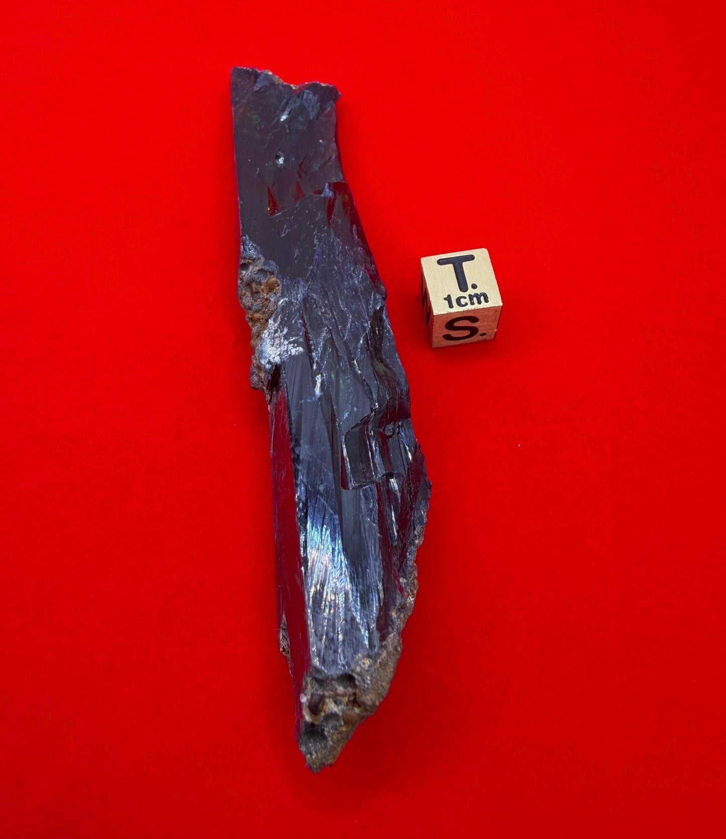Rare Brazilian Vivianite Crystal: Reiki Energy Stone, Collector's Gem, 39.41g/197.05ct