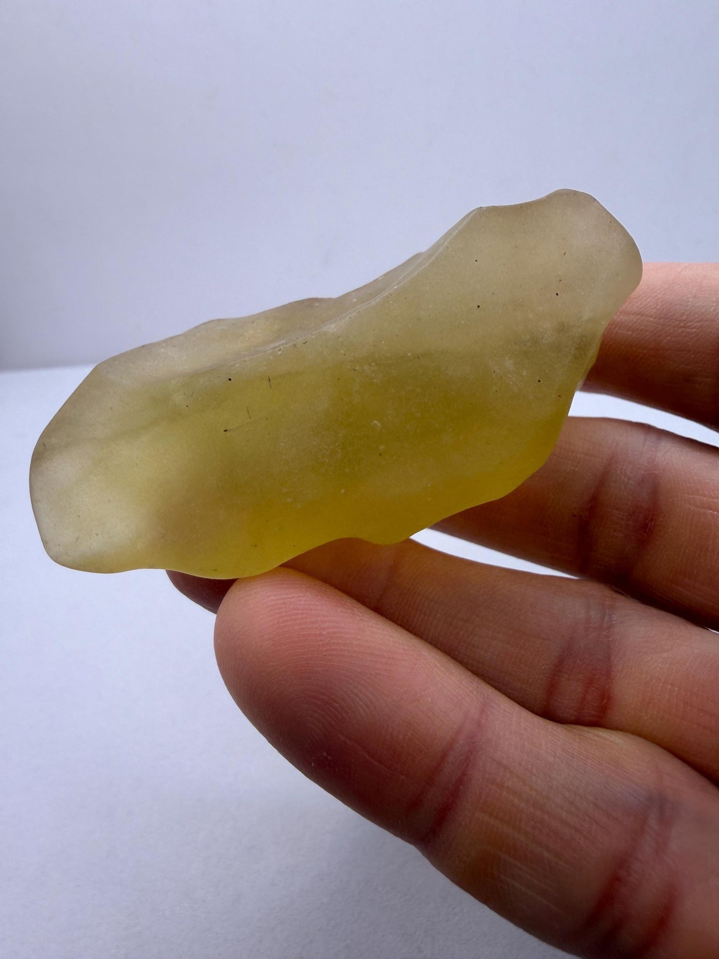 Libyan Desert Glass: Authentic Meteorite Impact Glass, Premium Sahara Specimen, 58.40 grams