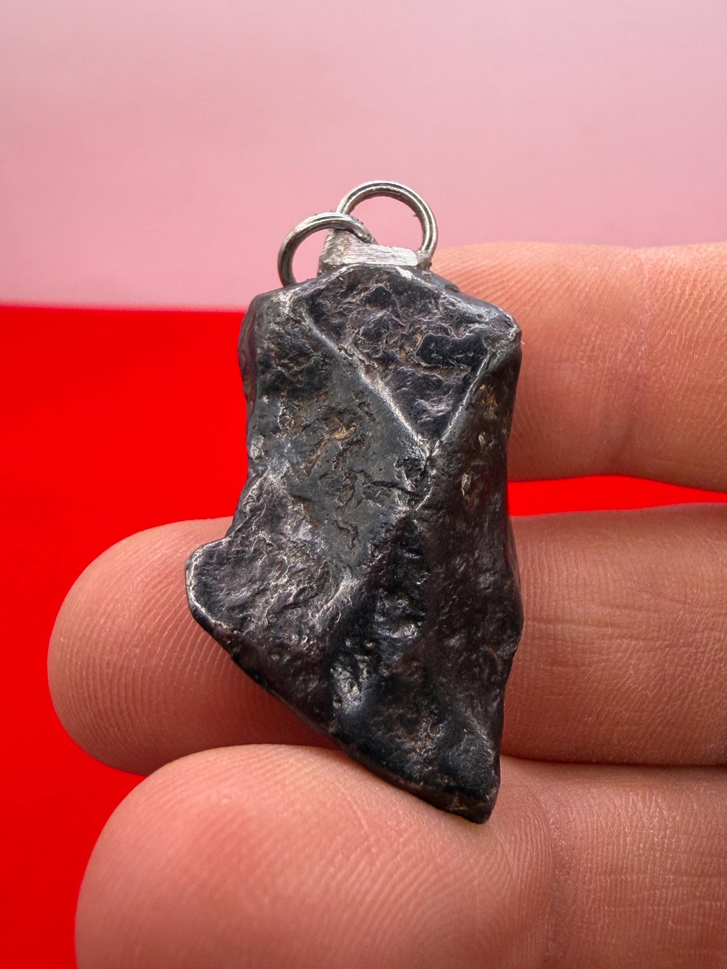 Canyon Diablo Iron Meteorite Pendant: Arizona Space Gift, 21.01 grams