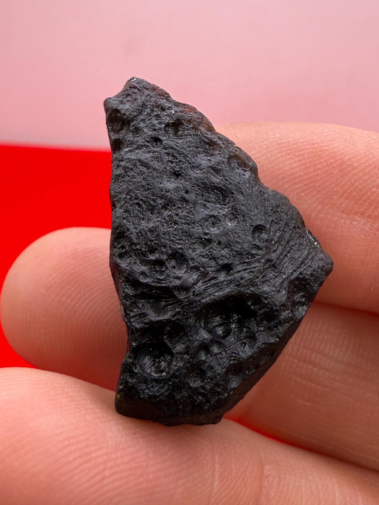 Indonesian Tektite: Impactite Rock - Astronomy Space Gift, 7.01 grams