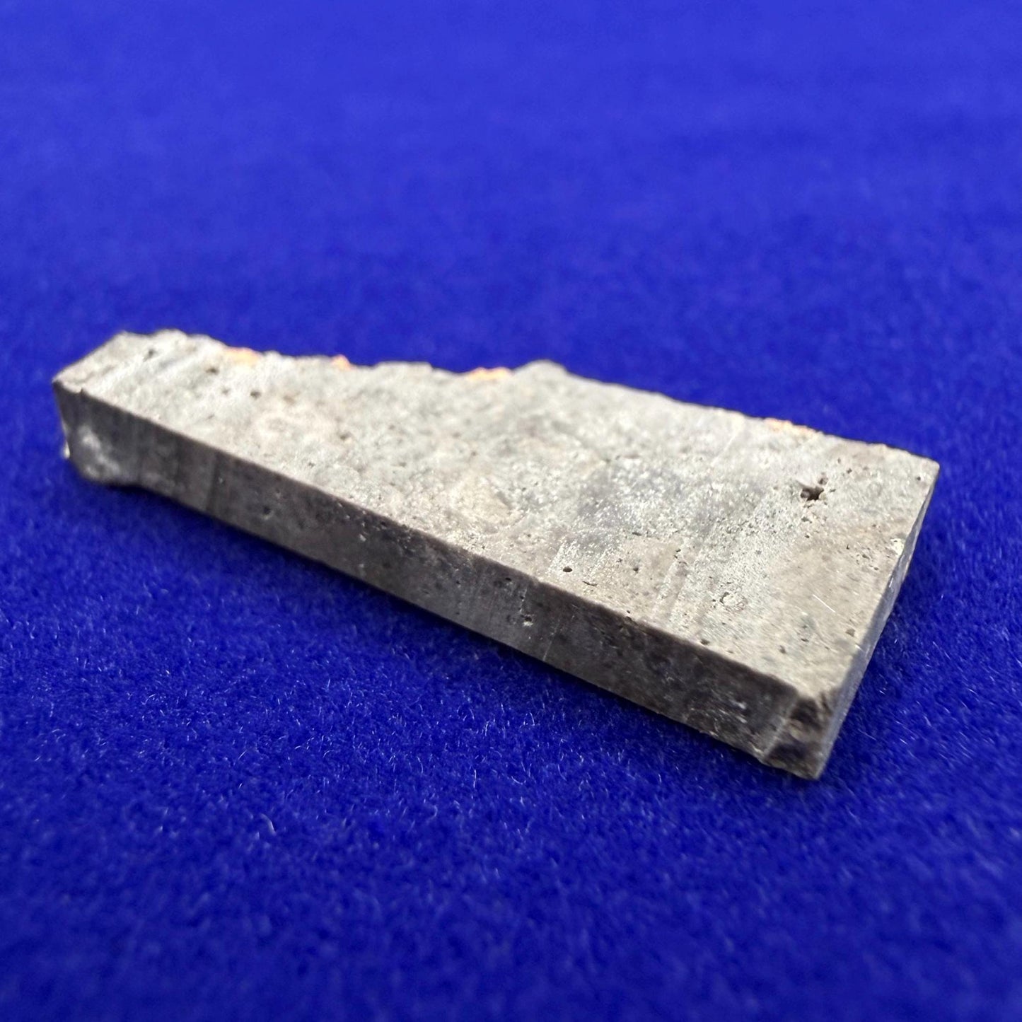 NWA 16315 Lunar Melt Breccia Meteorite Slice, Authentic Moon Rock, Mauritania, 1.26g
