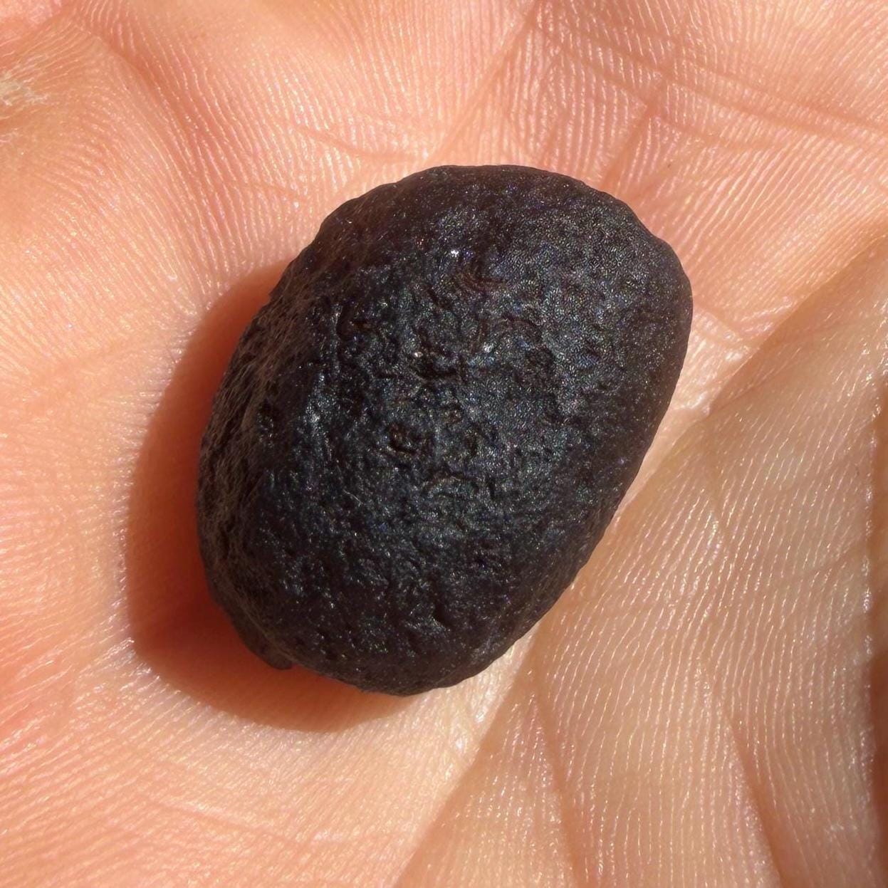 Saffordite Stone: Rare Cintamani, Arizona Tektite -5.48 Grams