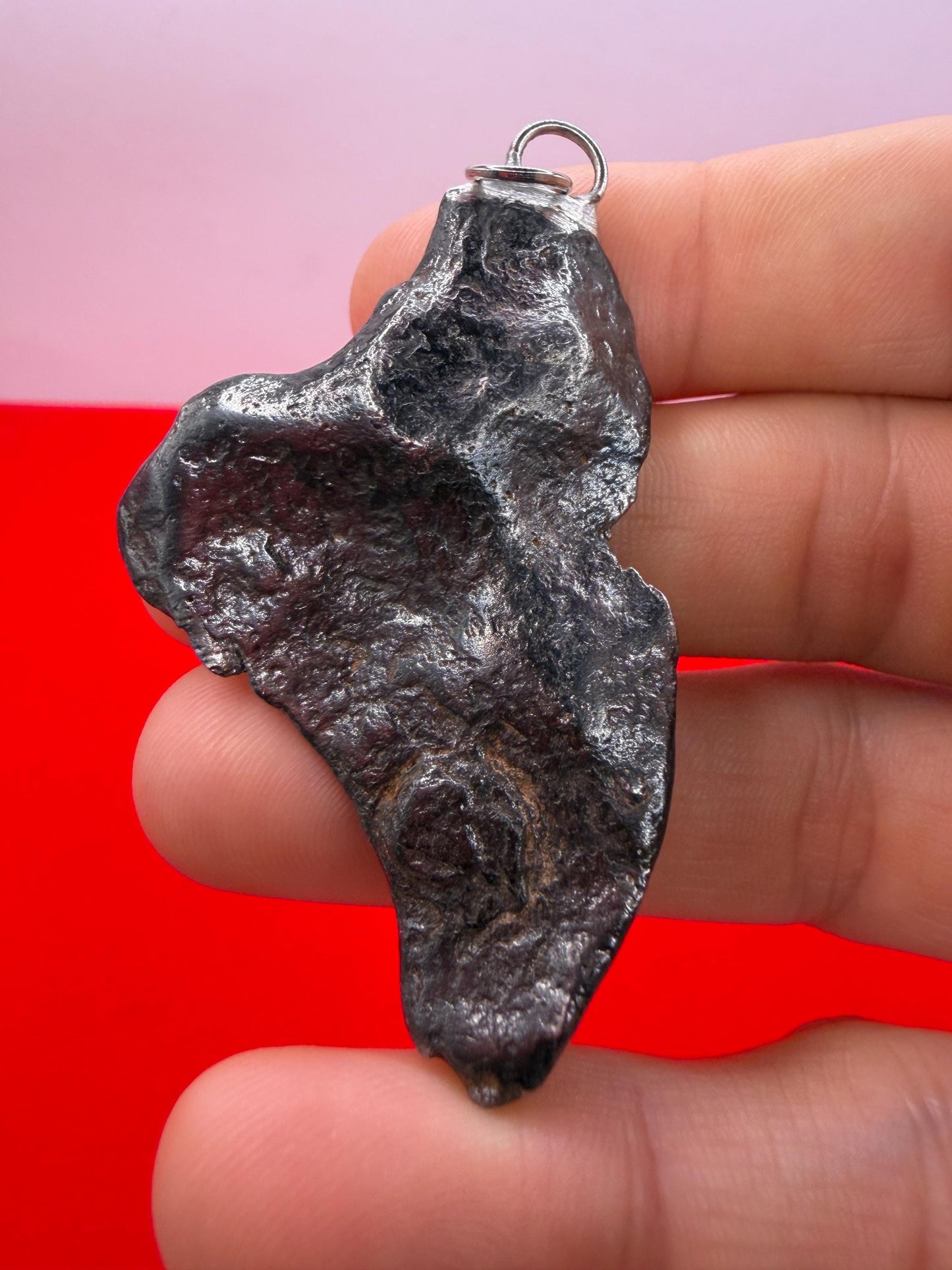 Canyon Diablo Iron Meteorite Pendant: Arizona Space Gift, 34.73 grams