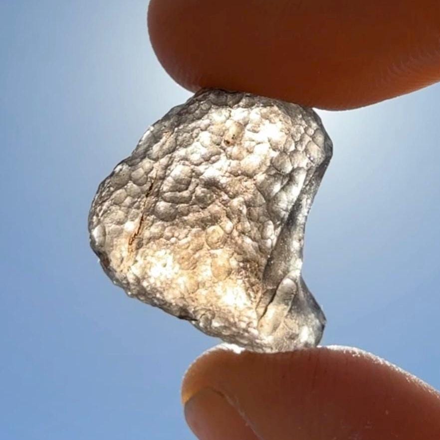 Colombianite Specimen: Translucent Pseudo-Tektite, Shamanic Healing Stone, 3.80 grams