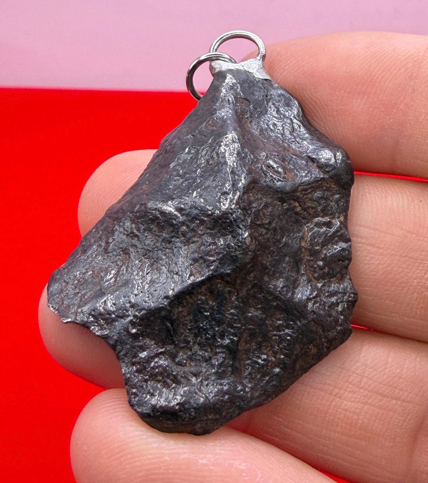 Canyon Diablo Iron Meteorite Pendant: Arizona Space Gift, 38.77 grams