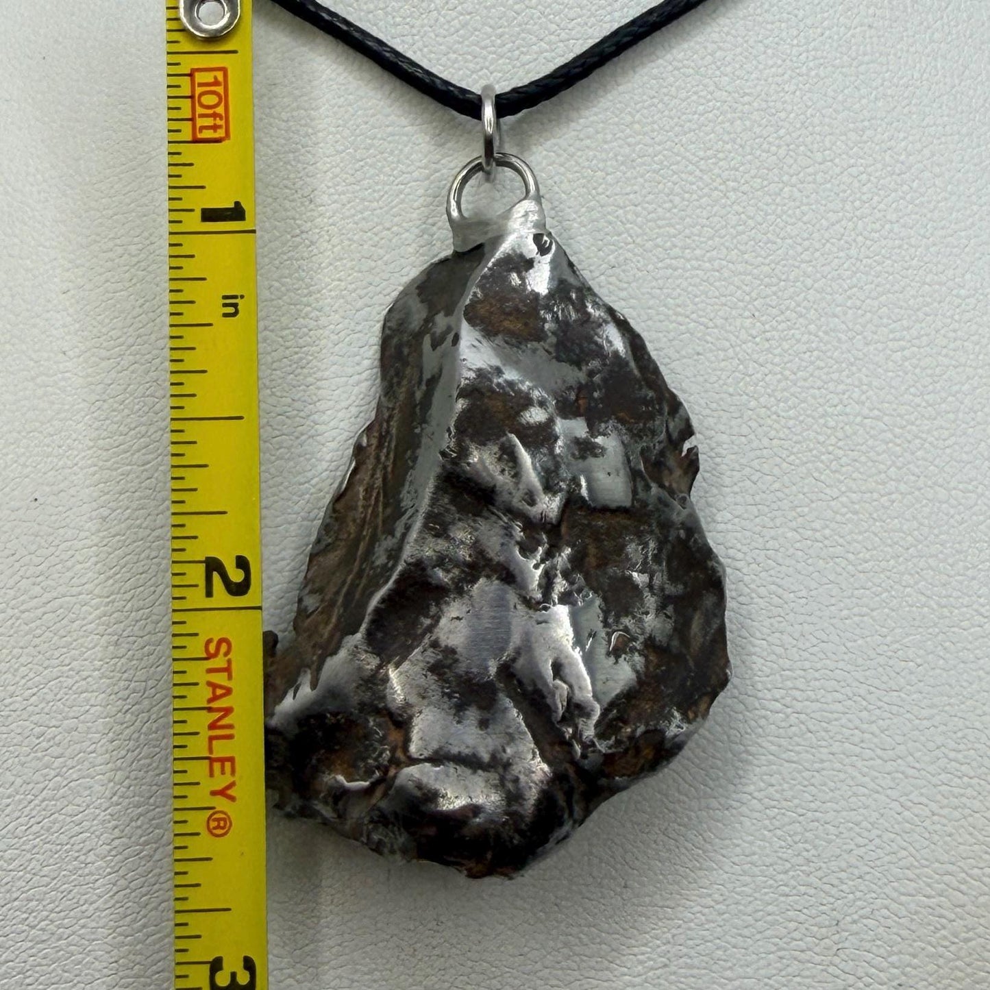 Gebel Kamil Iron Meteorite Pendant, Egypt, Authentic Meteorite, 55.15g