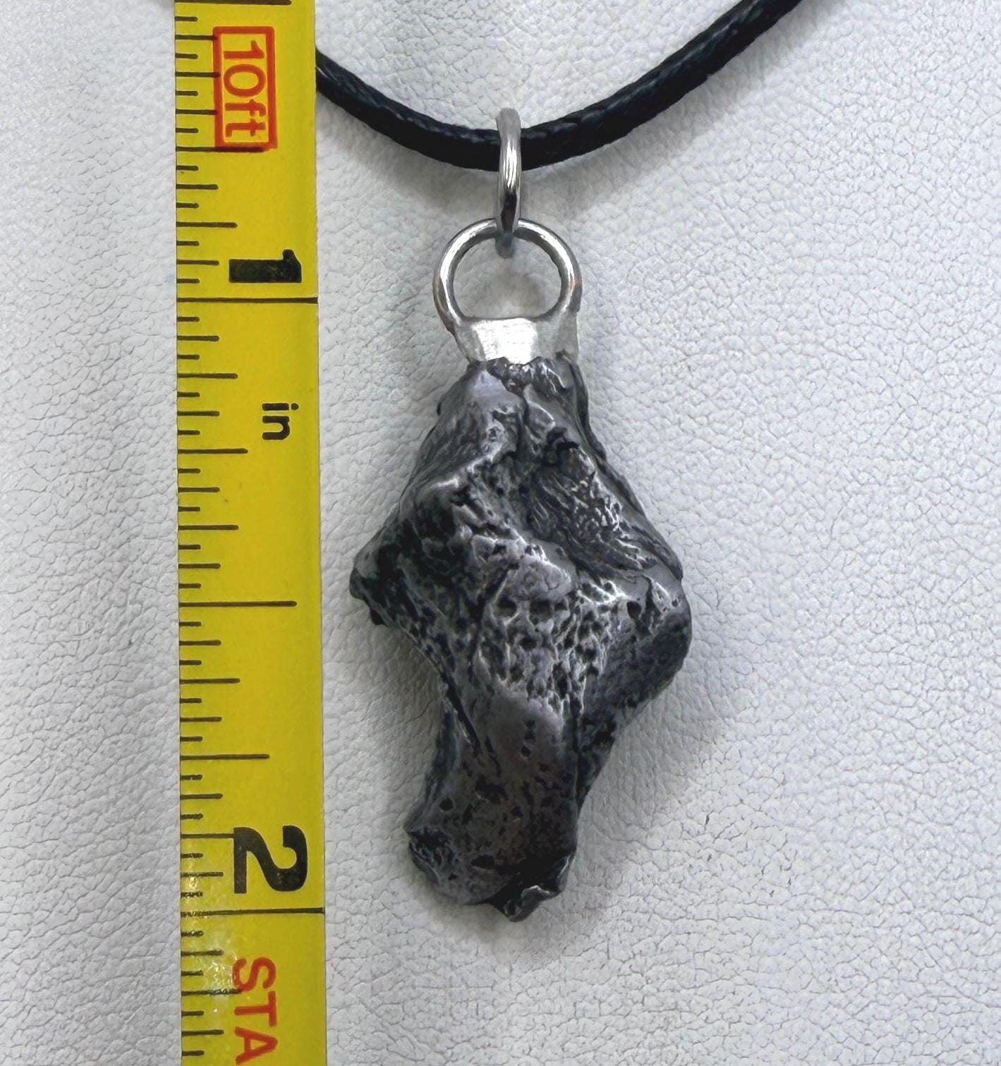 Sikhote-Alin Iron Meteorite Pendant: Astronomy Space Gift, 9.23g