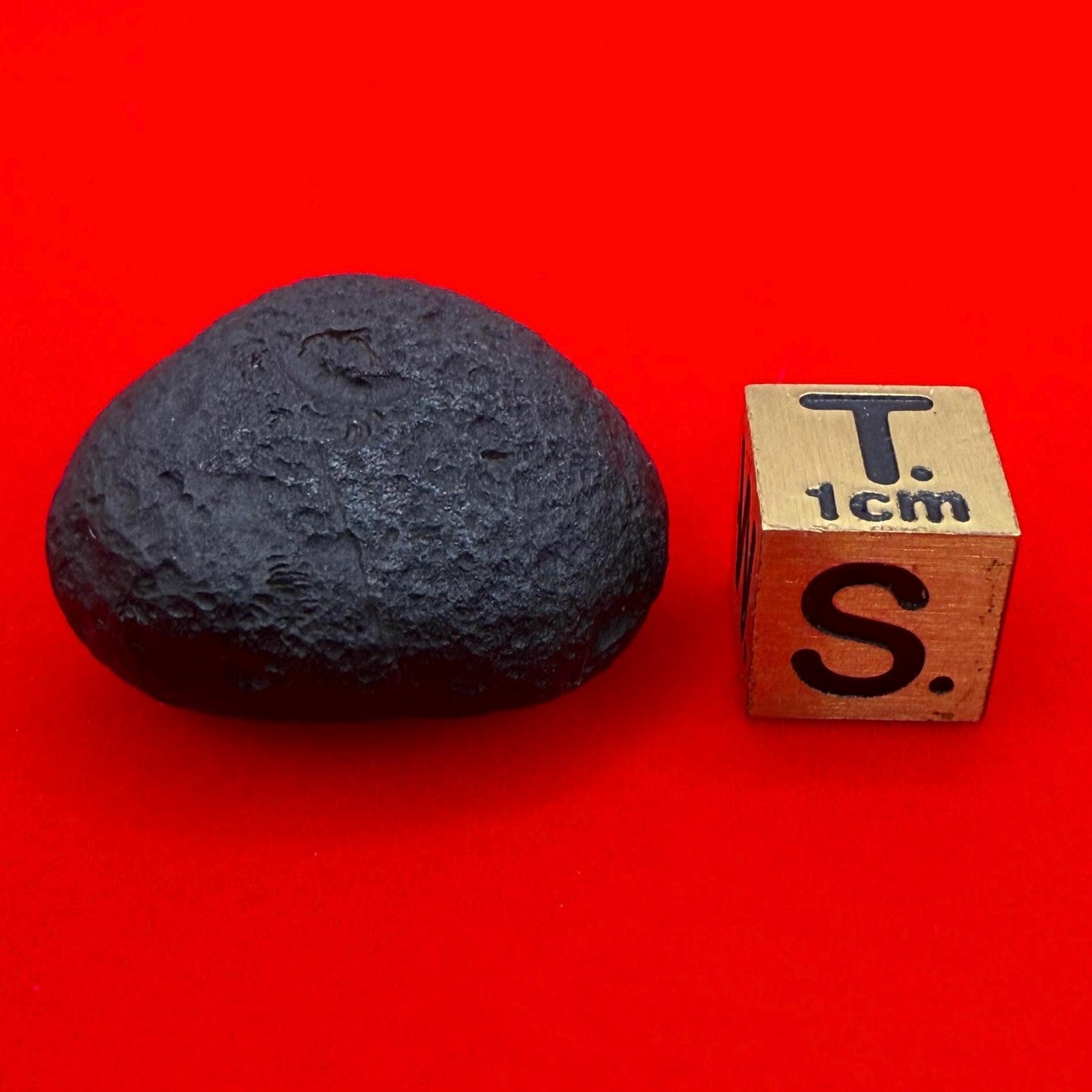 Saffordite Stone, Rare Cintamani, Arizona Tektite, 9.52 Grams