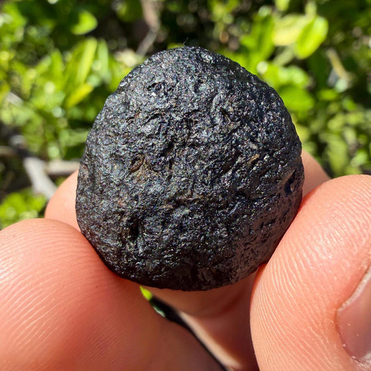 Saffordite Stone, Rare Cintamani, Arizona Tektite, 9.58 Grams