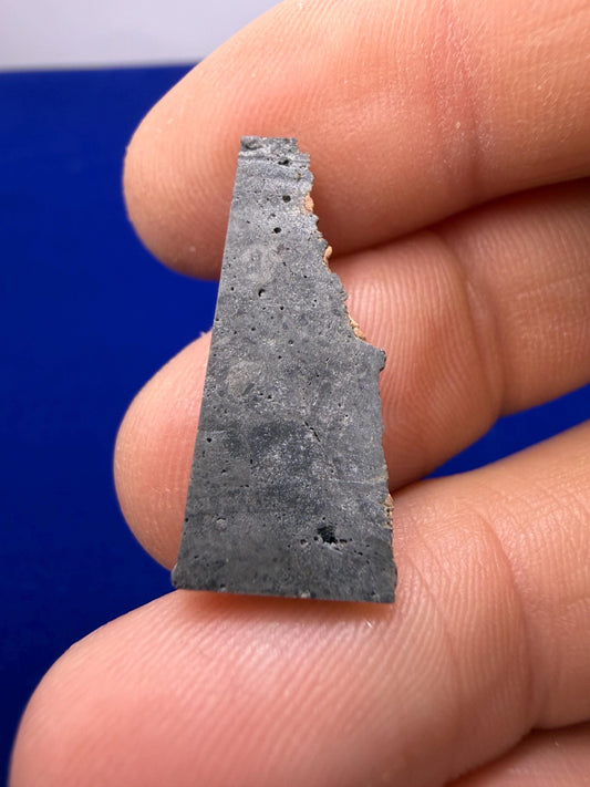 NWA 16315 Lunar Melt Breccia Meteorite Slice, Authentic Moon Rock, Mauritania, 1.26g