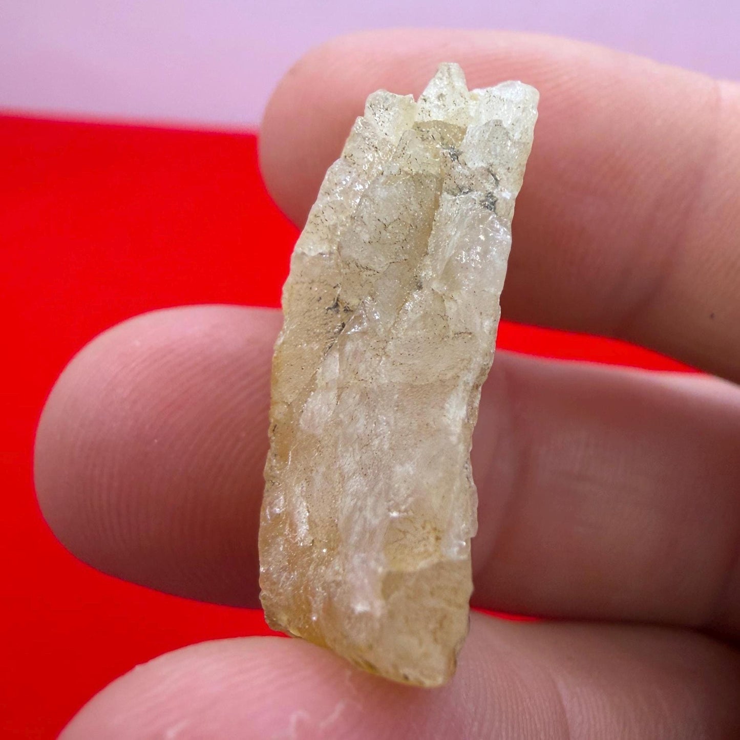 Golden Brazilian Phenacite Crystal: High-Vibration Gemstone, 8.25g/41.25ct