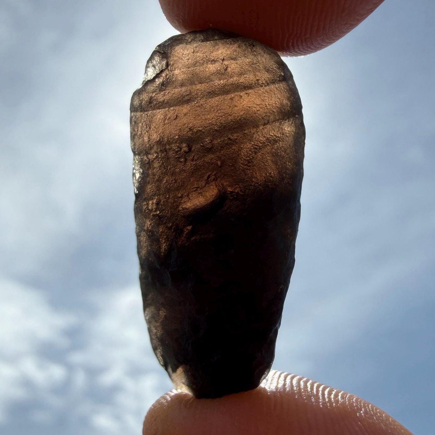 Saffordite Stone, Rare Cintamani, Arizona Tektite, 6.12 Grams