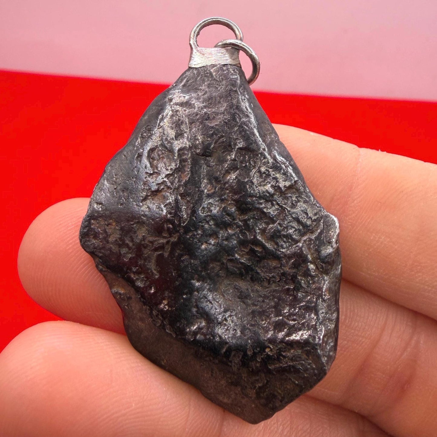 Canyon Diablo Iron Meteorite Pendant: Arizona Space Gift, 23.34 grams