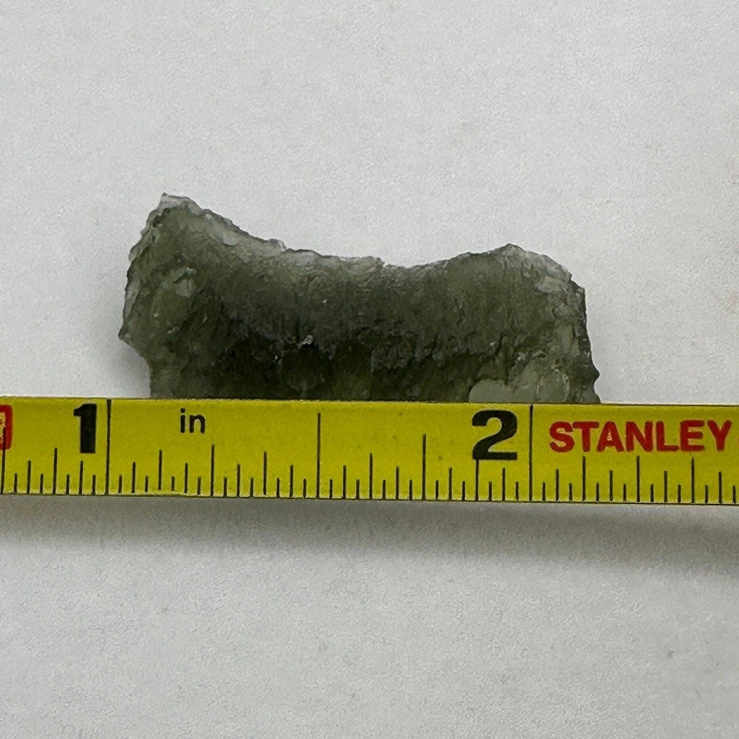 Moldavite Tektite Specimen, Forest Green Crystal (2.90 grams)