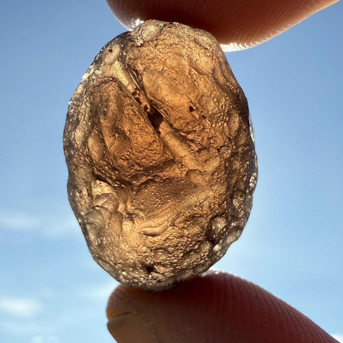 Colombianite Specimen: Shamanic Tektite - Healing Stone, 9.52 grams
