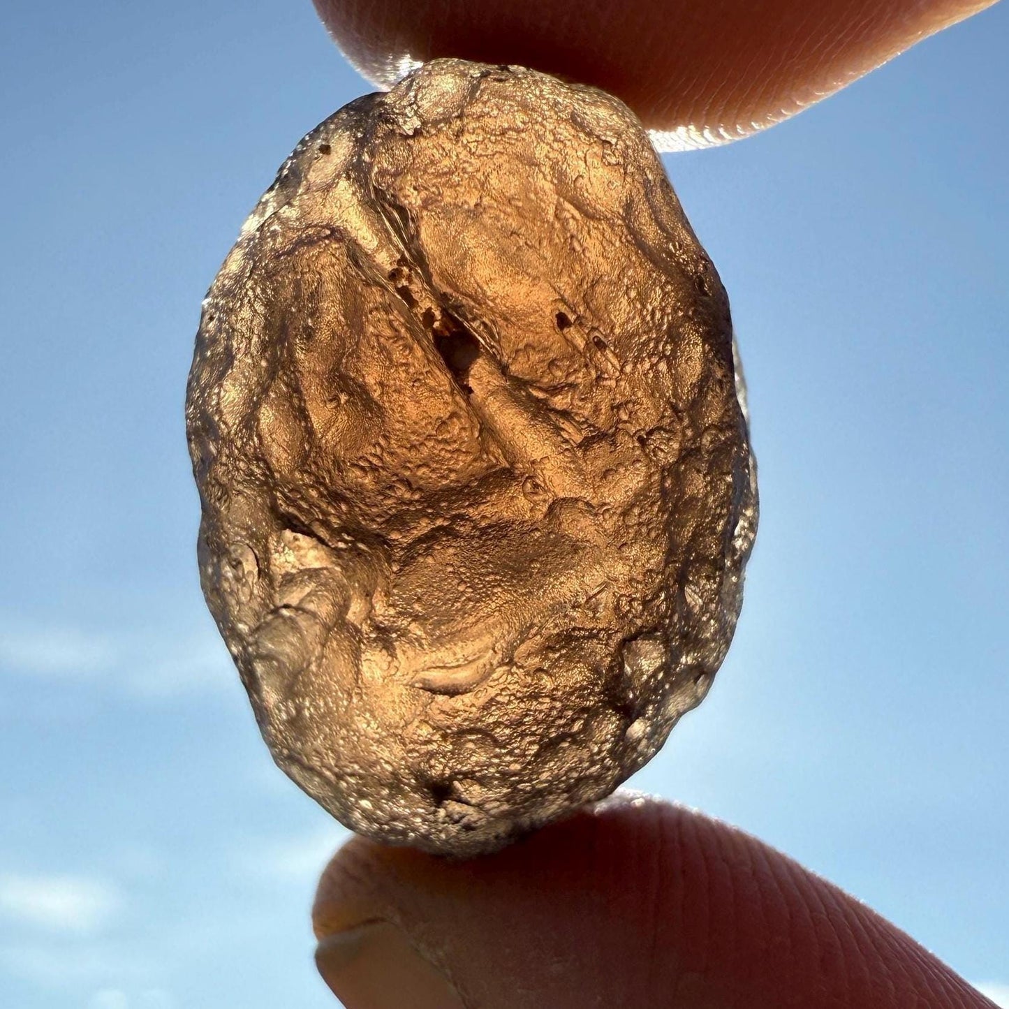 Colombianite Specimen: Shamanic Tektite - Healing Stone, 9.52 grams