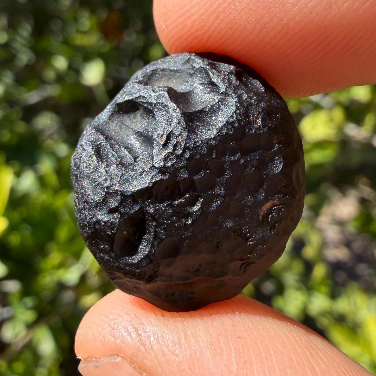 Saffordite Stone: Rare Cintamani, Arizona Tektite - 7.26 Grams