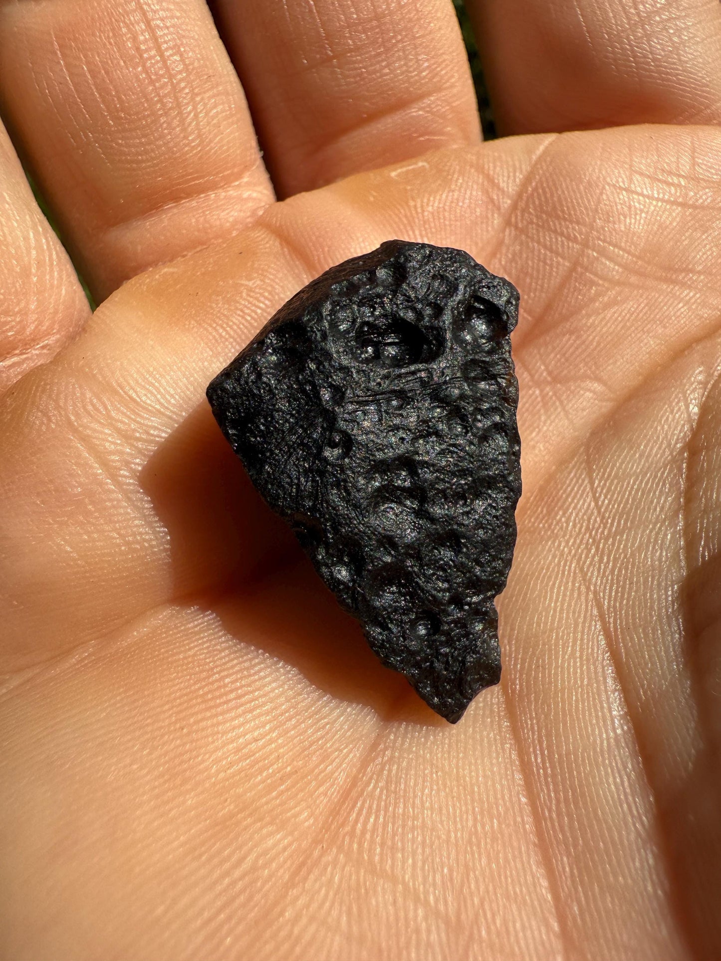 Indonesian Tektite: Impactite Rock - Astronomy Space Gift, 7.01 grams