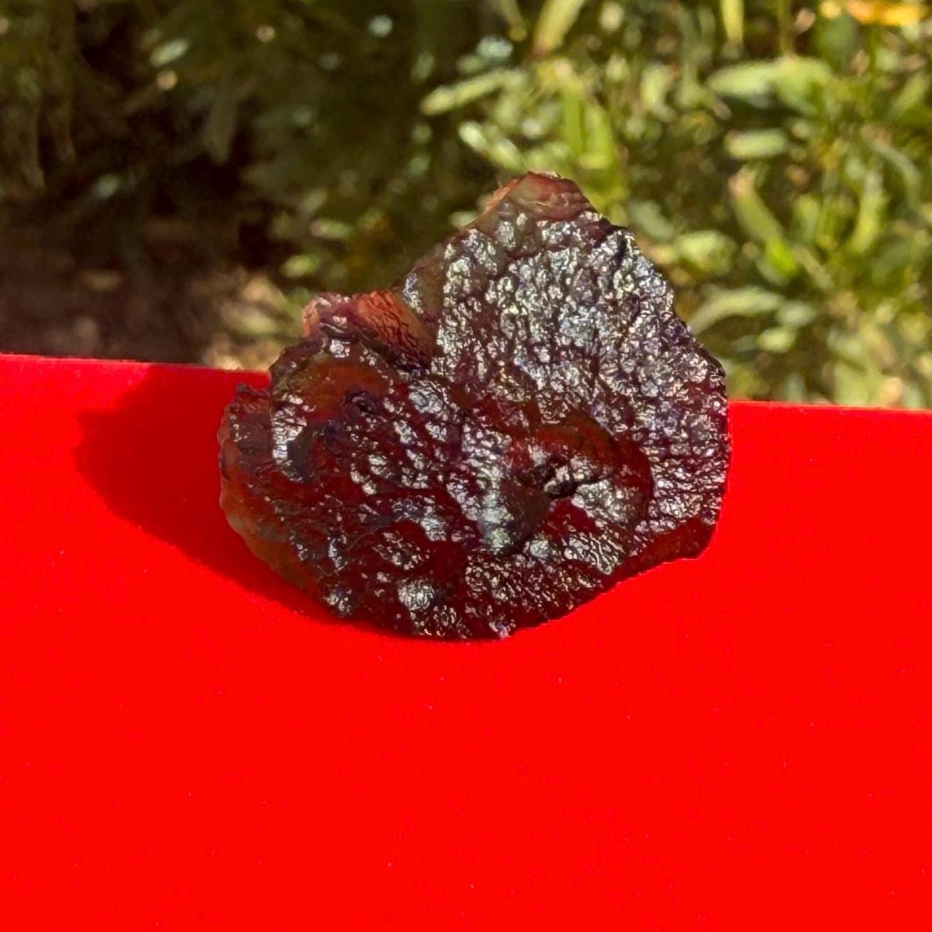 Natural Moldavite Tektite Specimen, Bohemian Crystal (5.83 grams)