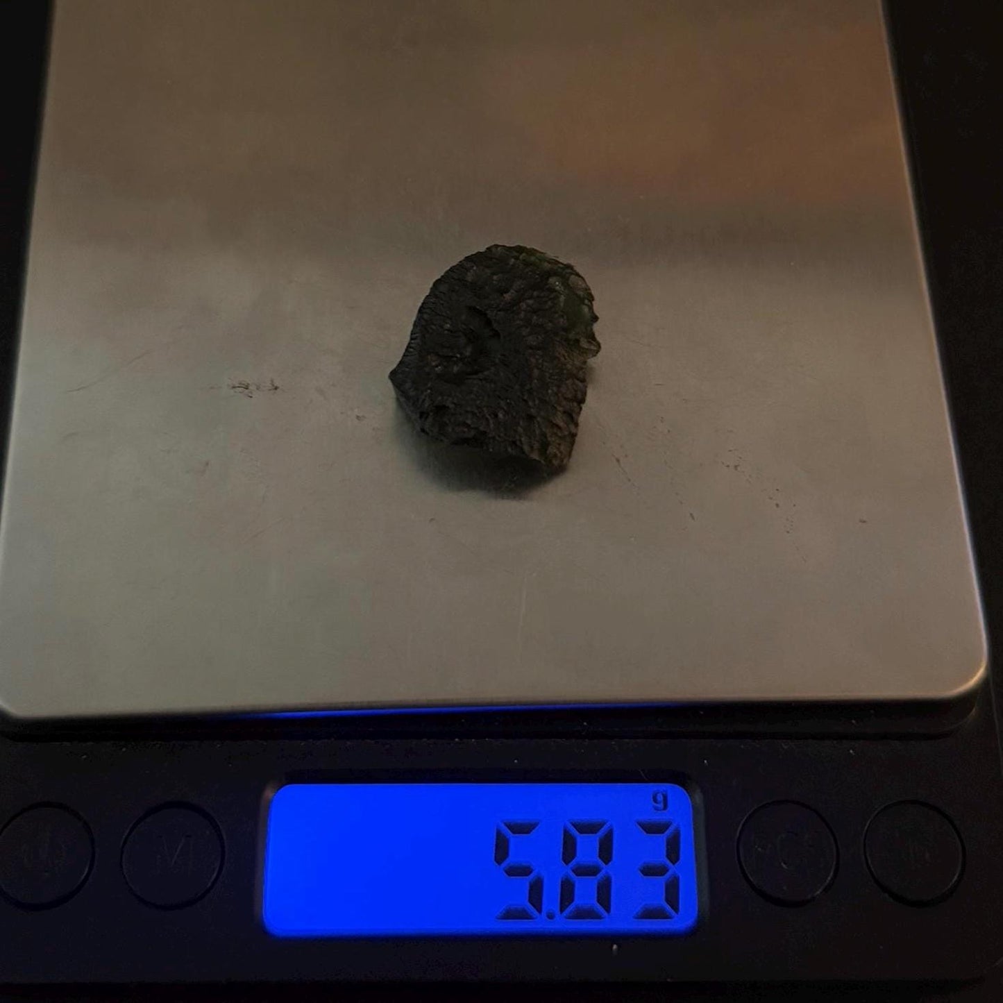Natural Moldavite Tektite Specimen, Bohemian Crystal (5.83 grams)