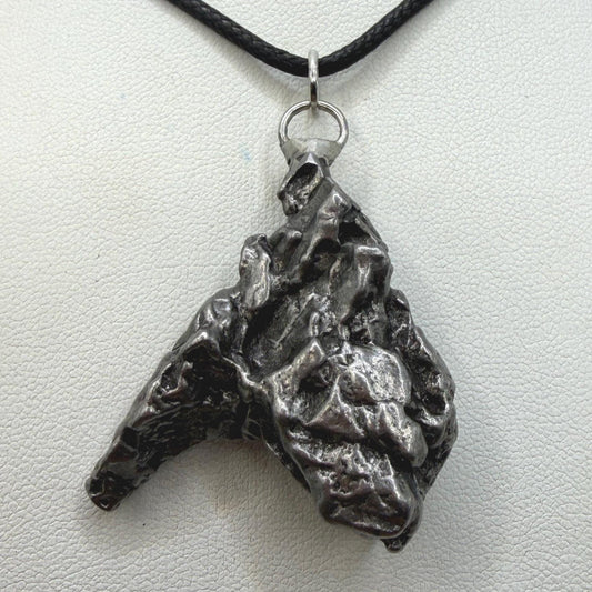 Campo del Cielo Meteorite Pendant, Authentic Astronomy Gift, Cosmic Jewelry, 28.60 grams