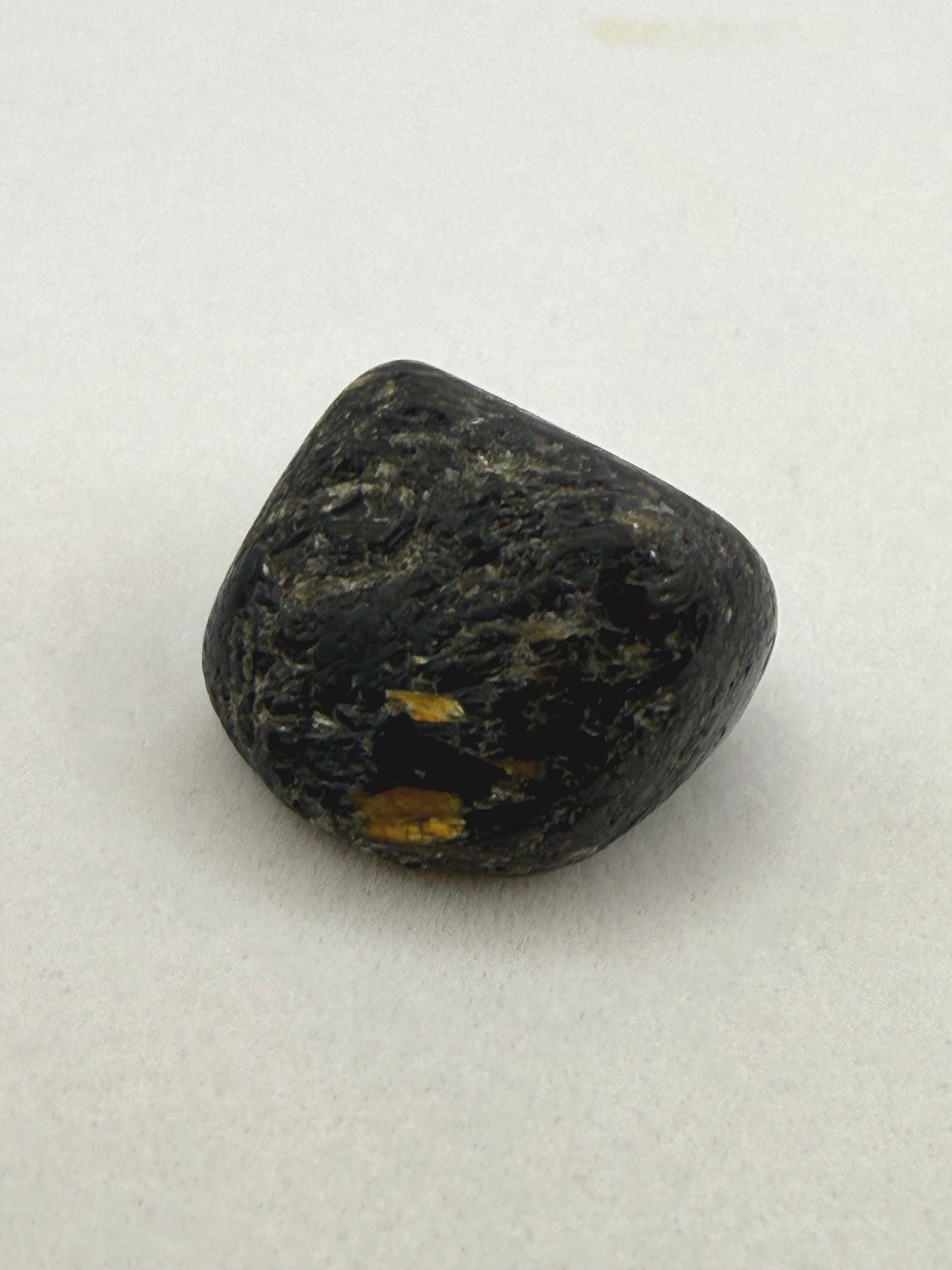 Greenland Nuummite Stone: Reiki Healing Stone, Protection Talisman, 5.25 grams