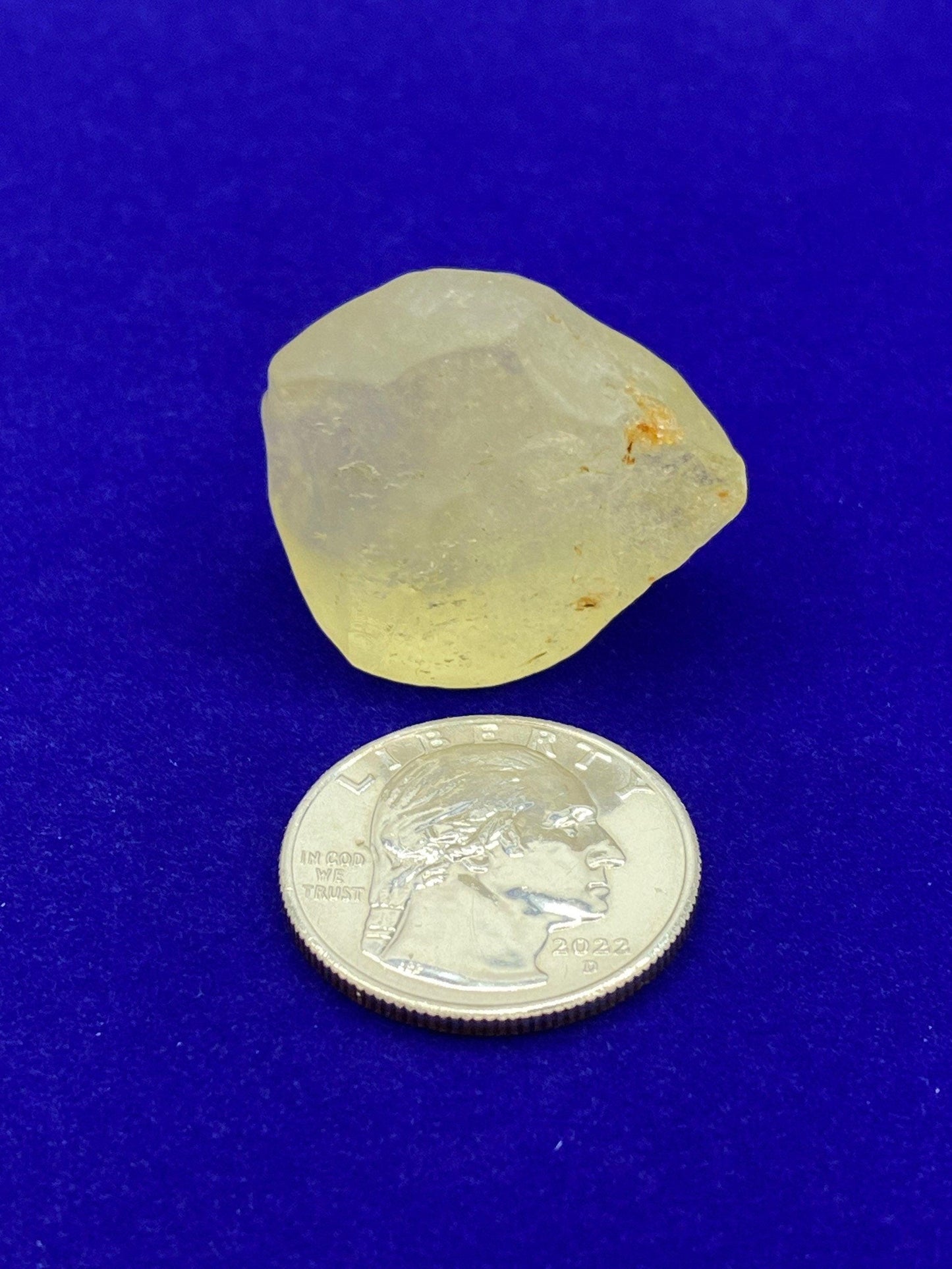 Libyan Desert Glass Tektite: Rare Golden Crystal from Egypt, 13.02 grams